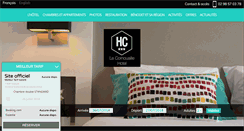 Desktop Screenshot of le-cornouaille-hotel.com